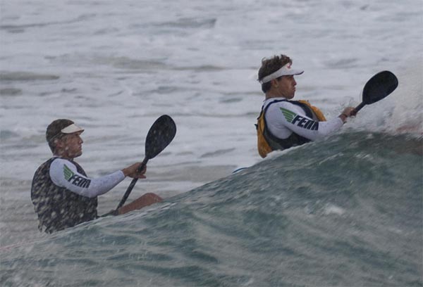 Punching through! Dawid & Hank, Scottburgh to Brighton 2008 Punching through! Dawid & Hank, Scottburgh to Brighton 2008